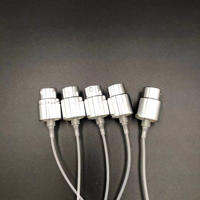 Gümüş Vidalı Parfüm Metal İnce Mist Püskürtme Pompası 15mm