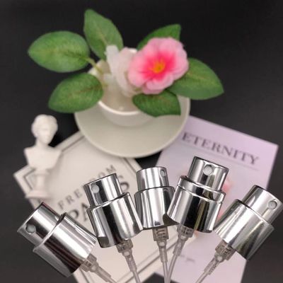 Gümüş Vidalı Parfüm Metal İnce Mist Püskürtme Pompası 15mm