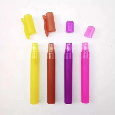 10ml Yeni Varış Birçok Renk Atomizer Plastik Parfüm Sprey Şişesi Parfüm Kalemi Klipsli Kapaklı